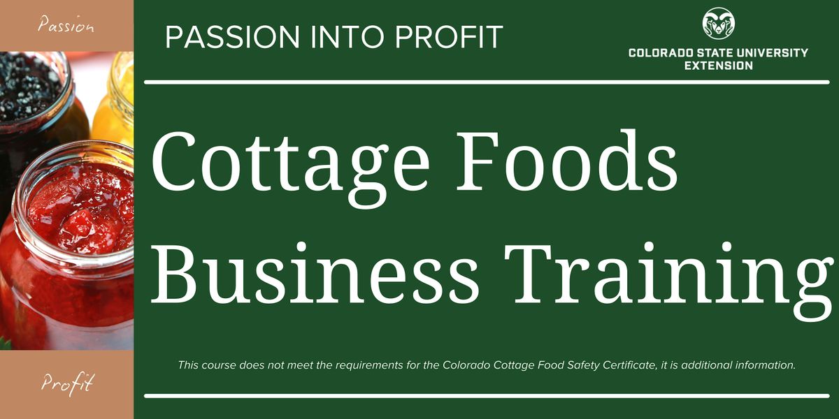 Cottage Foods Business Training, 18 September | Online Event | AllEvents