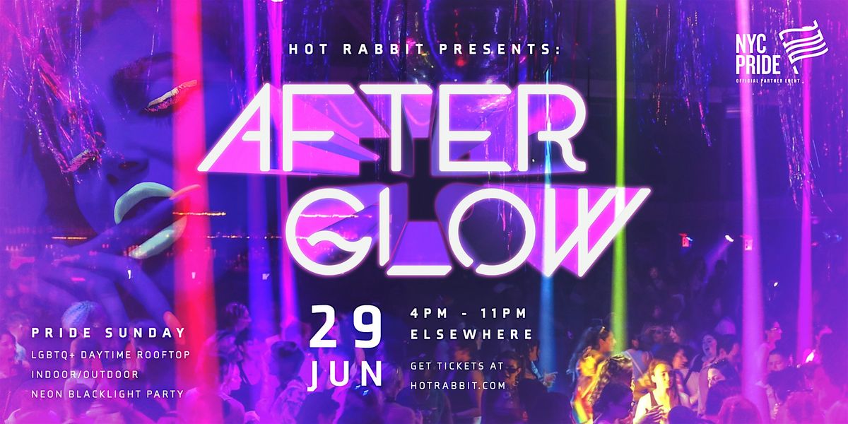 Hot Rabbit Presents – AFTERGLOW – Daytime Rooftop PRIDE Party!, 29 June | Event in Brooklyn | AllEvents