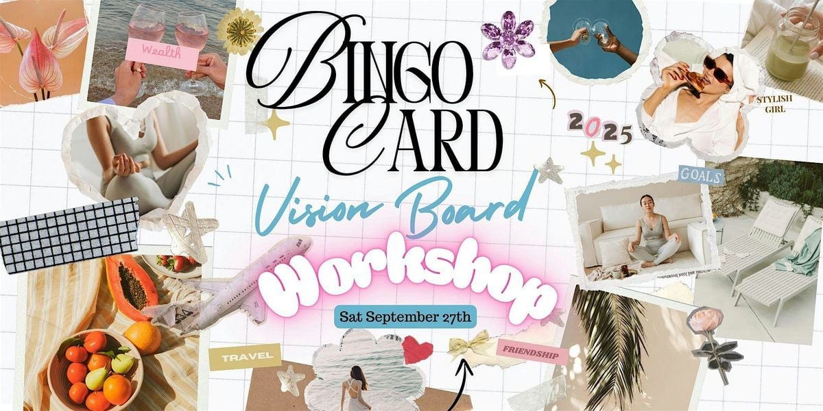 Bingo Card Vision Board Workshop, 27 September | Event in Las Vegas | AllEvents