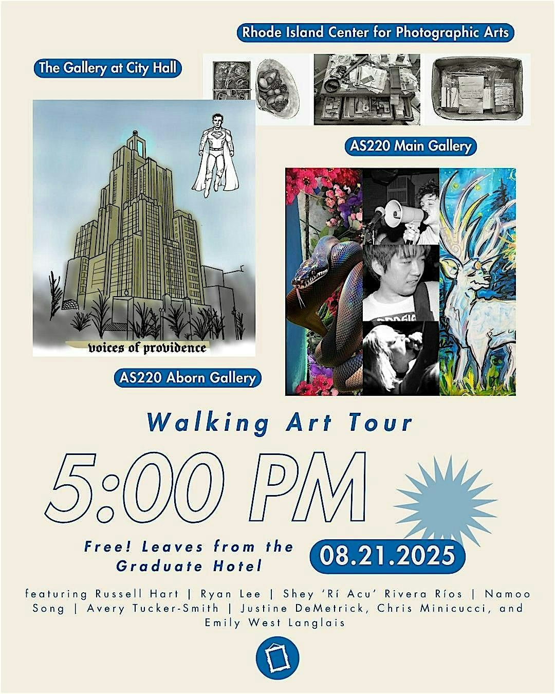 5:00 pm Walking Art Tour! with Gallery Night Providence, 21 August | Event in Providence | AllEvents