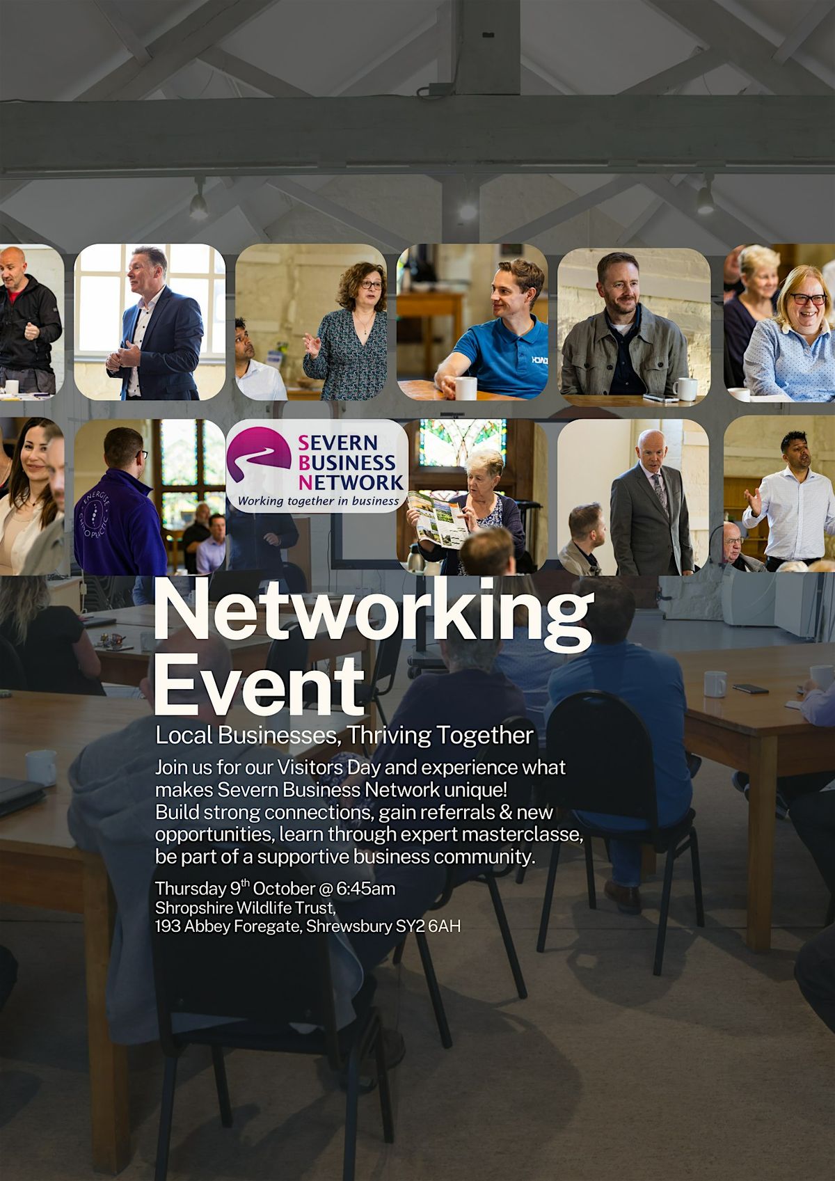 Severn Business Network Visitors Day – 9th October, 9 October | Event in Shrewsbury | AllEvents