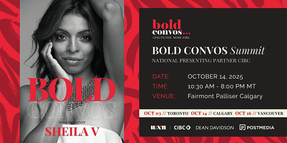 Bold Convos - Calgary, 14 October | Event in Calgary | AllEvents