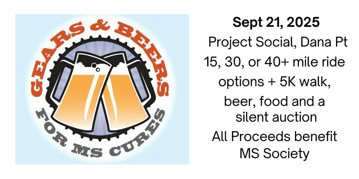 Gears & Beers for MS Cures - 2025, 21 September | Event in Dana Point | AllEvents