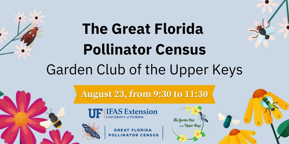 Count with Us at The Garden Club of the Upper Keys!, 23 August | Event in Tavernier | AllEvents