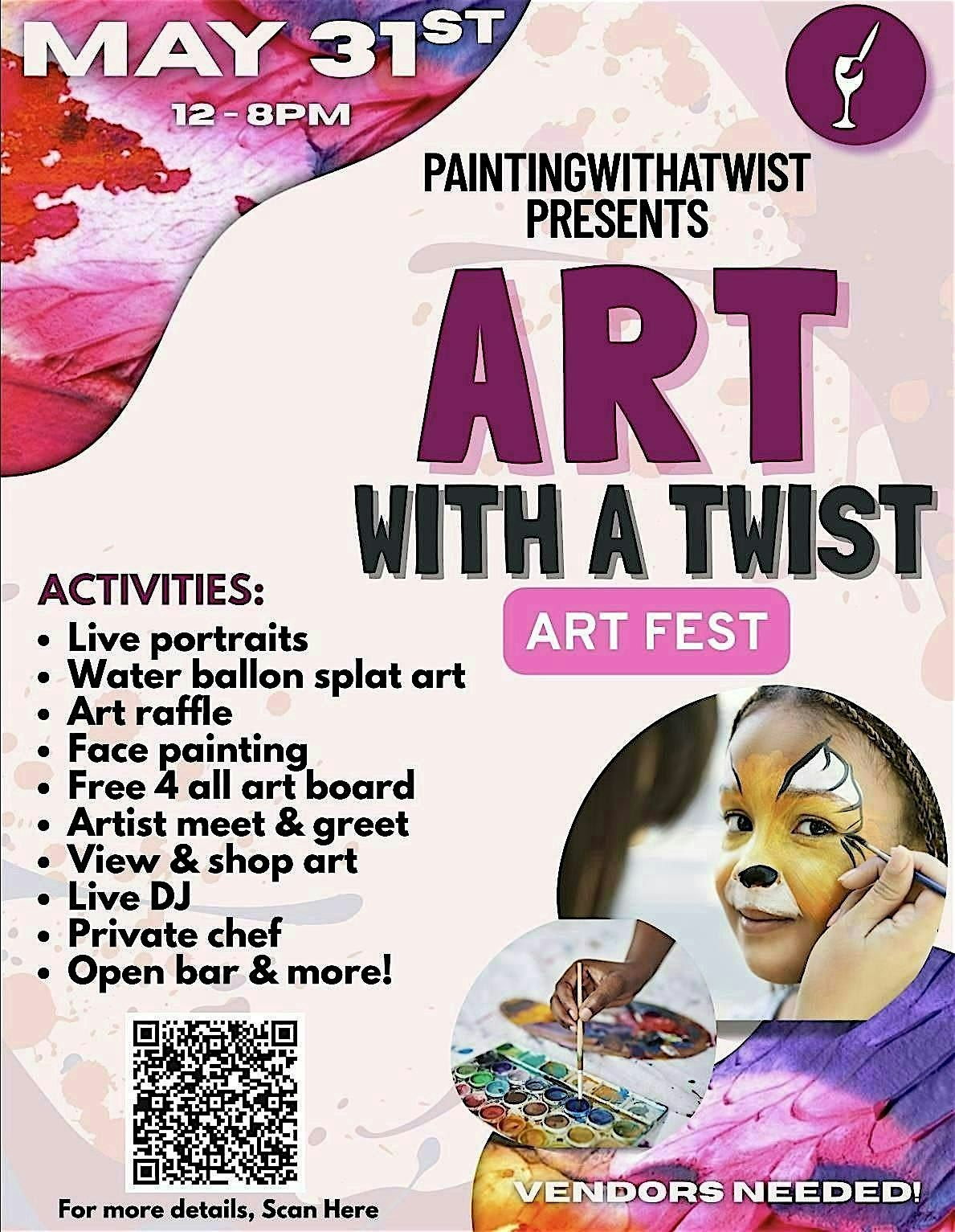 Art with a twist ‍, 31 May | Event in LAWRENCEVILLE | AllEvents