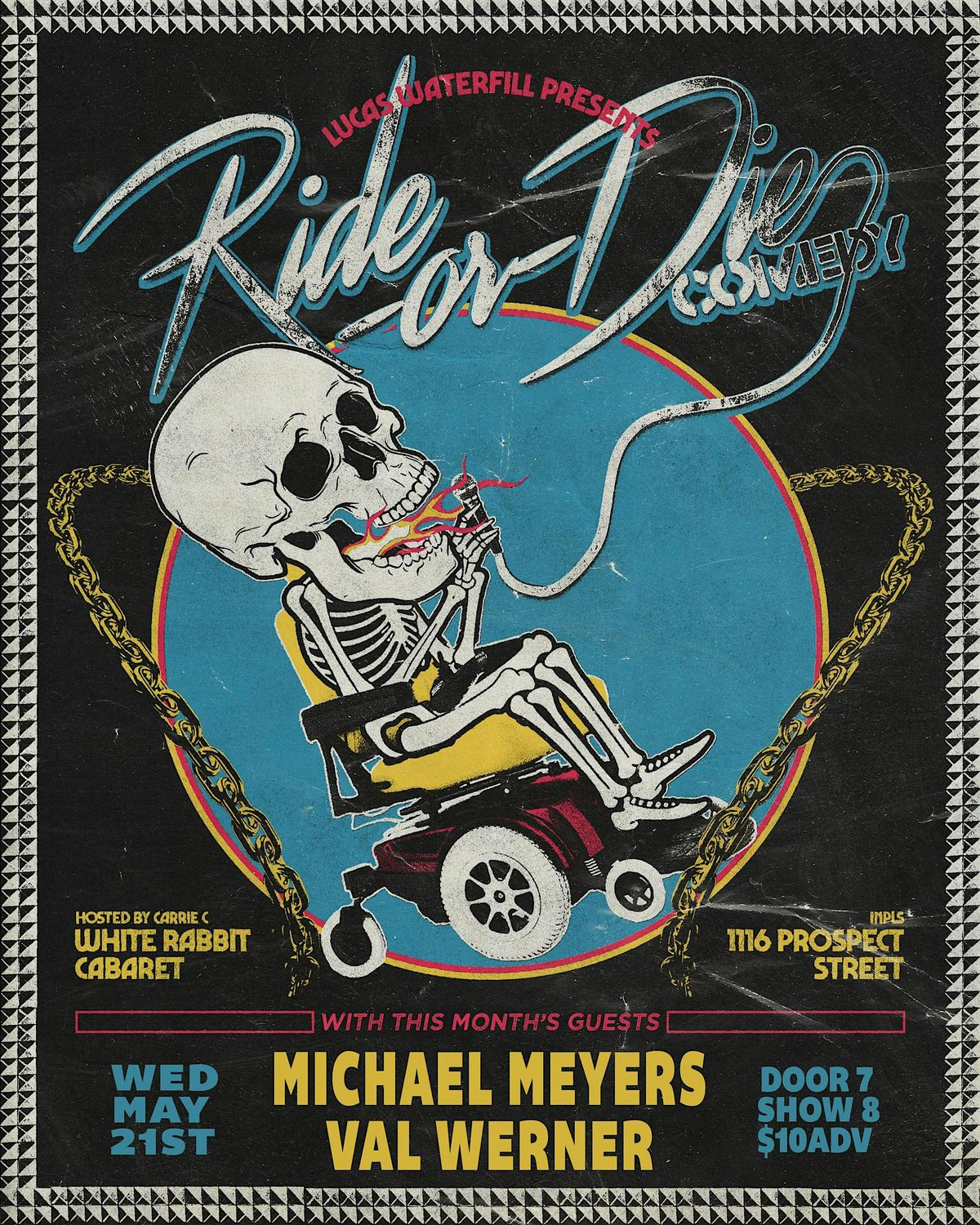 Lucas Waterfill presents Ride or Die Comedy, 21 May | Event in Indianapolis | AllEvents