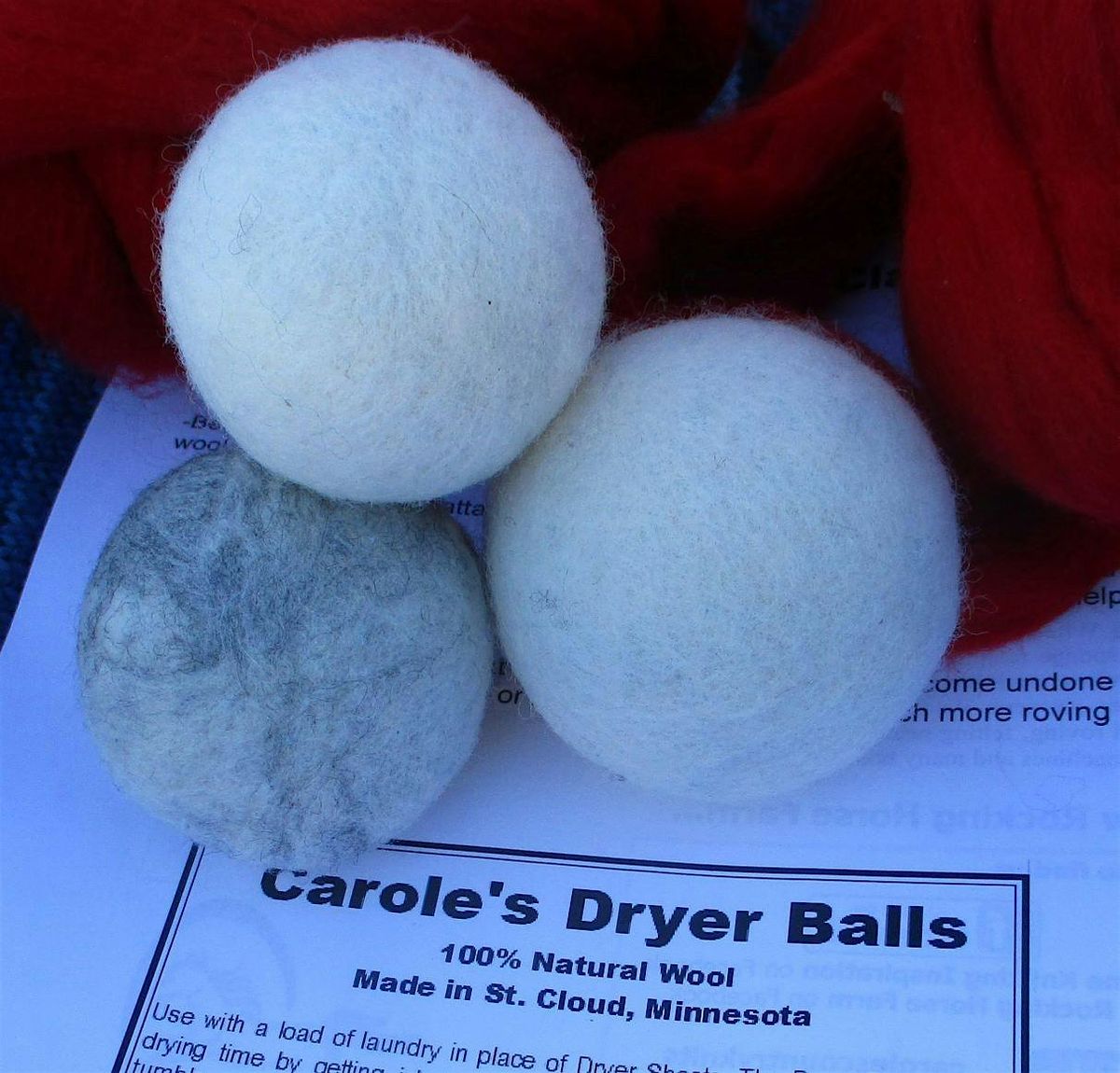Make a Dryer Ball!/Intro to Needle Felting, 5 November | Event in Saint Cloud | AllEvents