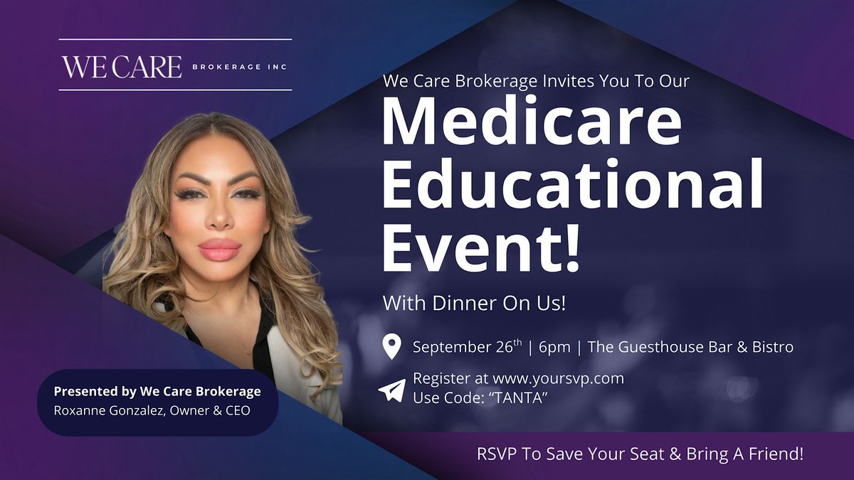 Turning 65? Free Medicare Educational Class + Dinner in NY, 26 September | Event in Levittown | AllEvents