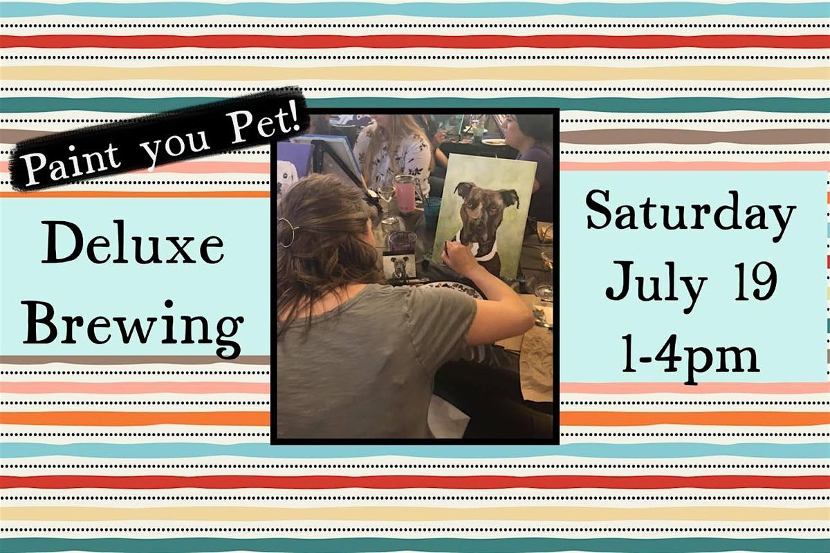 Paint Your Pet class at Deluxe Brewing in Albany, OR, 19 July | Event in Albany | AllEvents