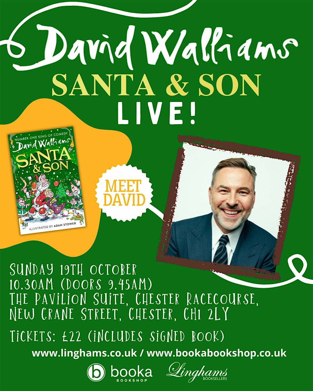 David Walliams is back!, 19 October | Event in Chester | AllEvents