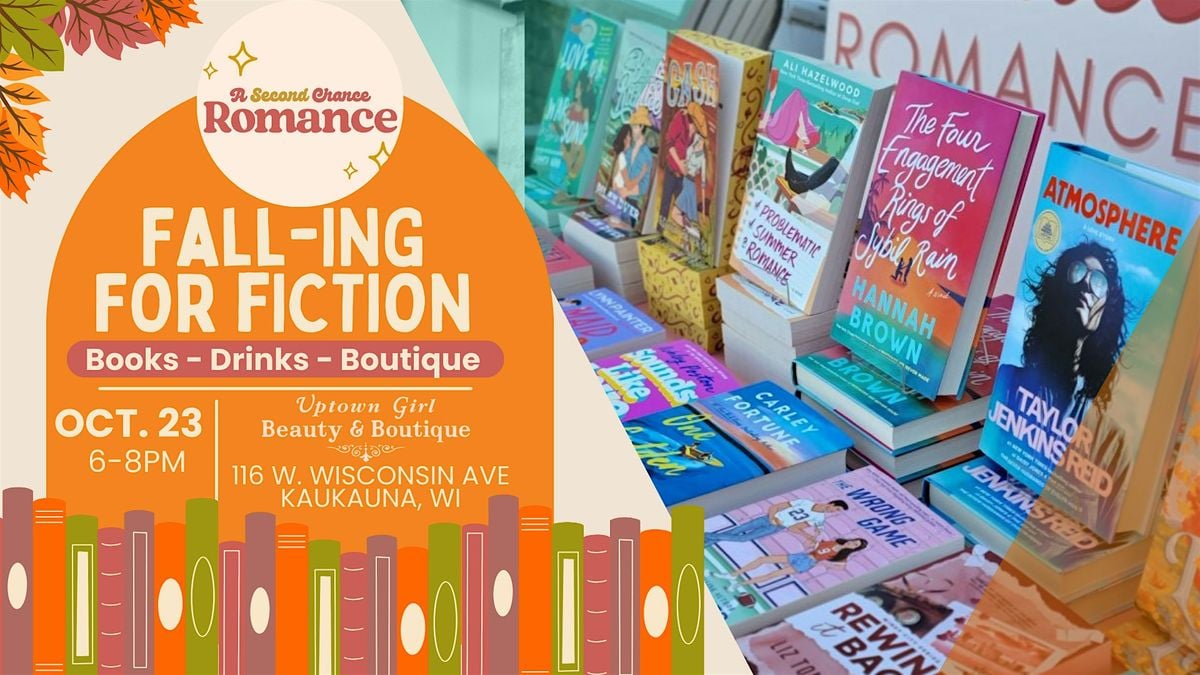 Fall-ing for Fiction - Pop-Up Bookstore with A Second Chance Romance, 23 October | Event in Kaukauna | AllEvents