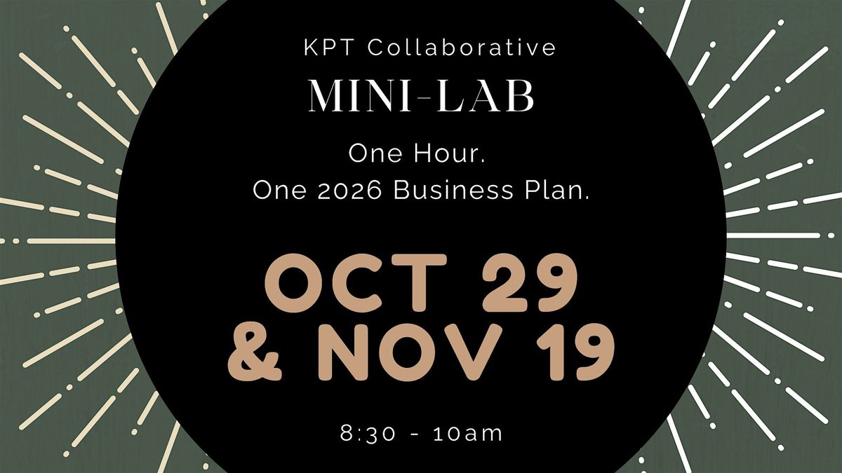 Mini - LAB: One Hour. One 2026 Business Plan. | Event in Hudson | AllEvents