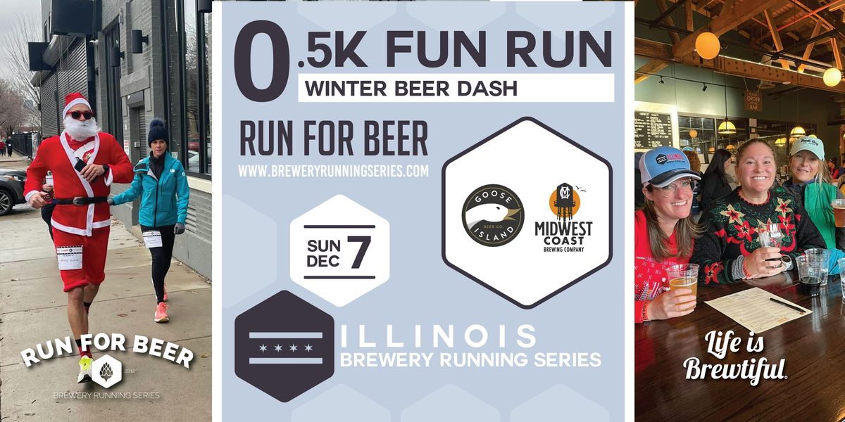 Holiday Winter Dash Beer Run | 2025 Illinois Brewery Running Series, 7 December | Event in Chicago | AllEvents