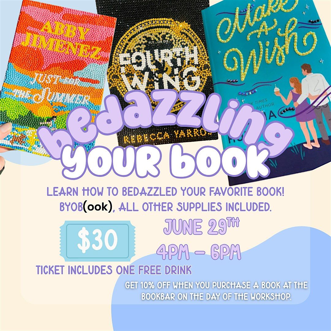 Bedazzle Your Book! – A DIY Workshop for Book Lovers, 29 June | Event in Clarence | AllEvents