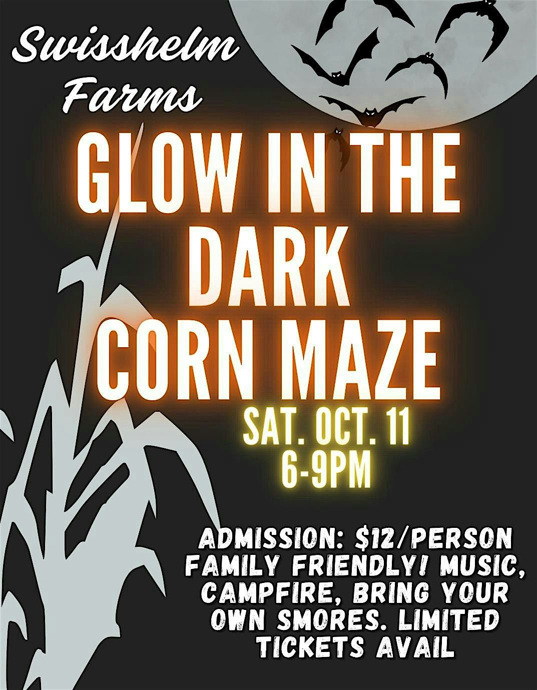 Glow in the Dark Corn Maze, 12 October | Event in Jamestown | AllEvents