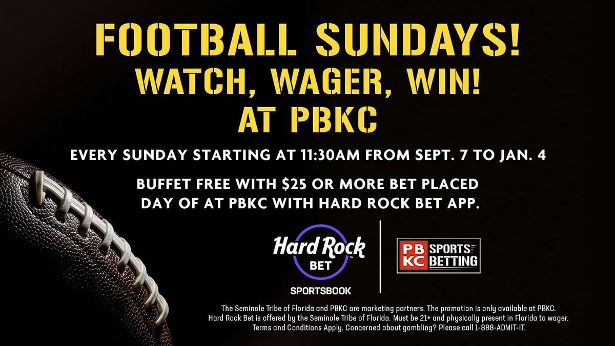 Football Sunday at The Paddock, 28 September | Event in West Palm Beach | AllEvents