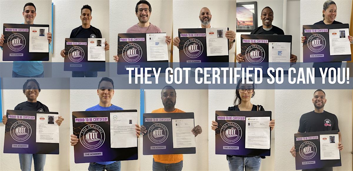 IT Courses & Certifications - Miami - IN PERSON OR ONLINE!, 3 September | Event in Miami | AllEvents