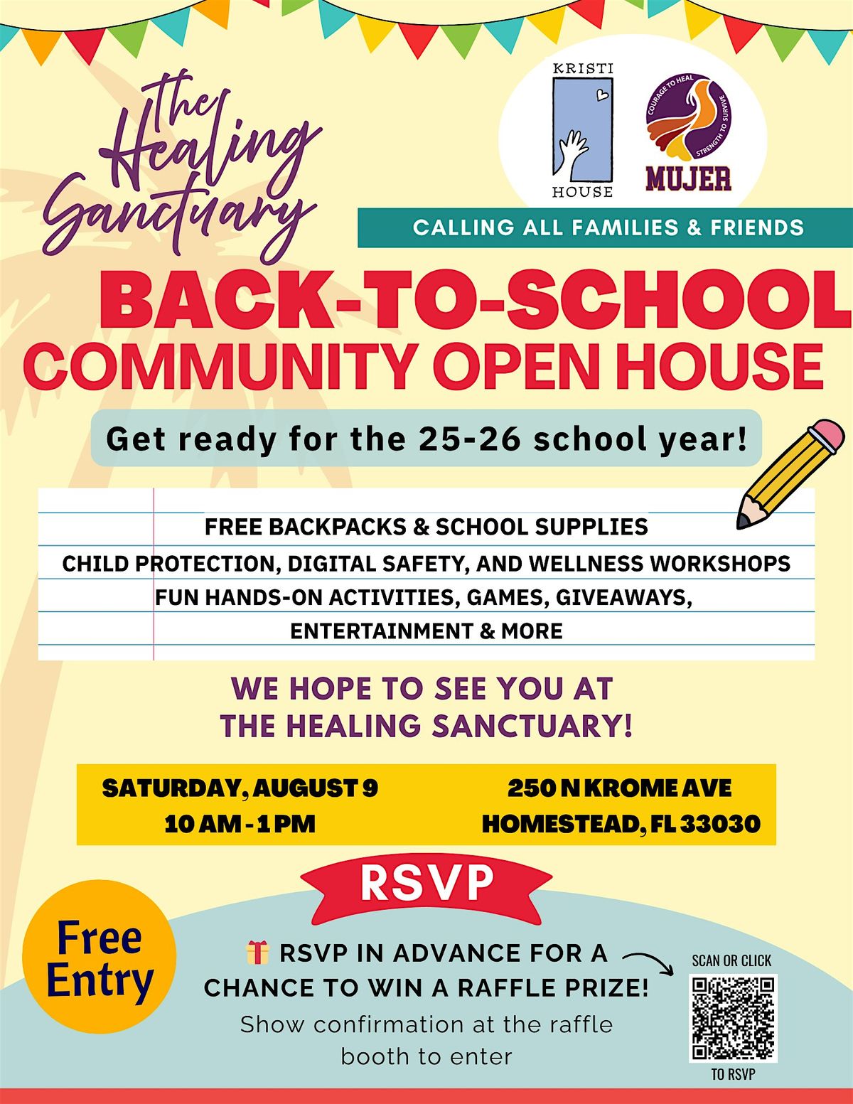 Back-to-School Community Open House at The Healing Sanctuary, 9 August | Event in Homestead | AllEvents
