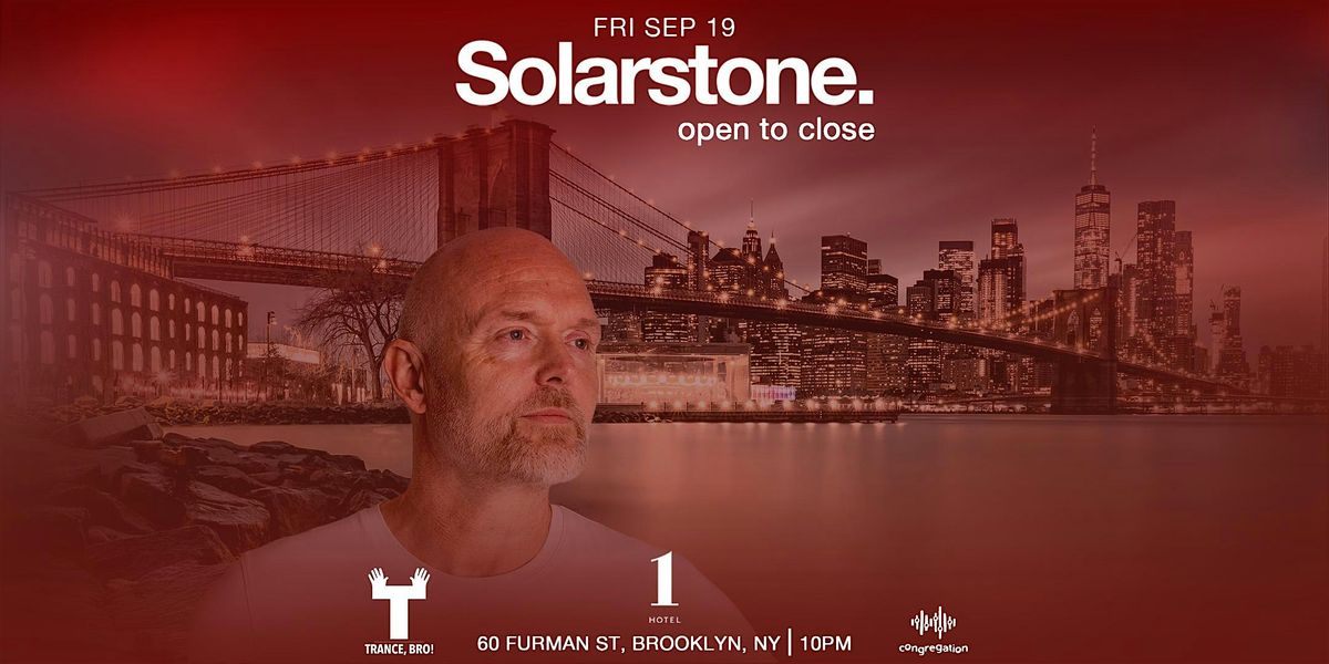 Solarstone - Open to close, 19 September | Event in Brooklyn | AllEvents