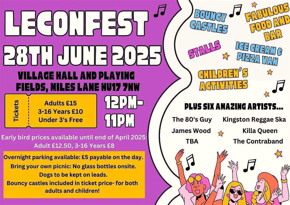 LeconFest 25, 28 June | Event in Leconfield | AllEvents