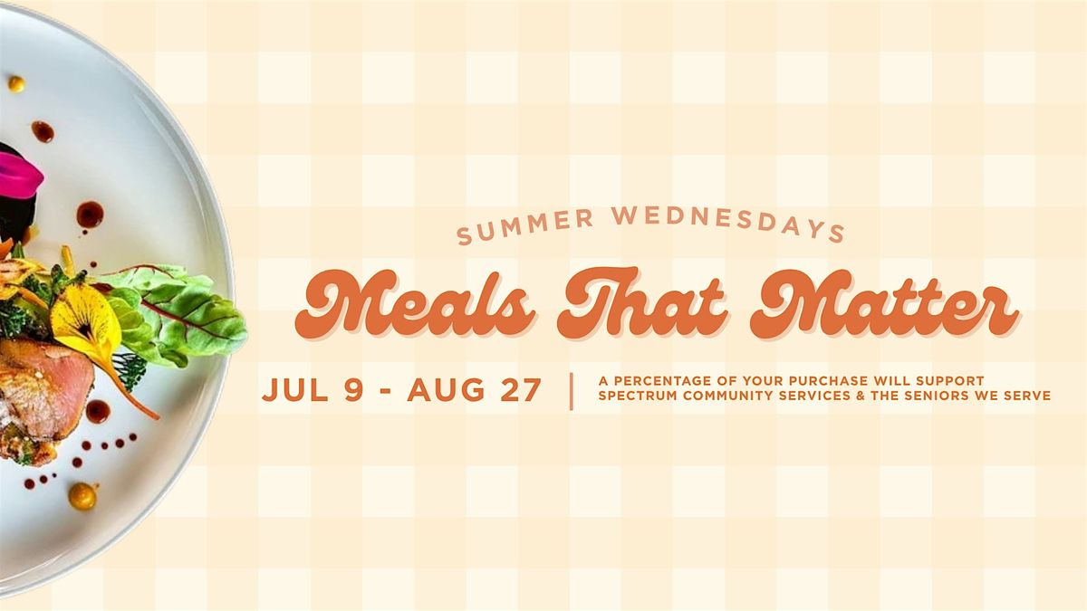 Meals That Matter: Fremont, 13 August | Event in Fremont | AllEvents