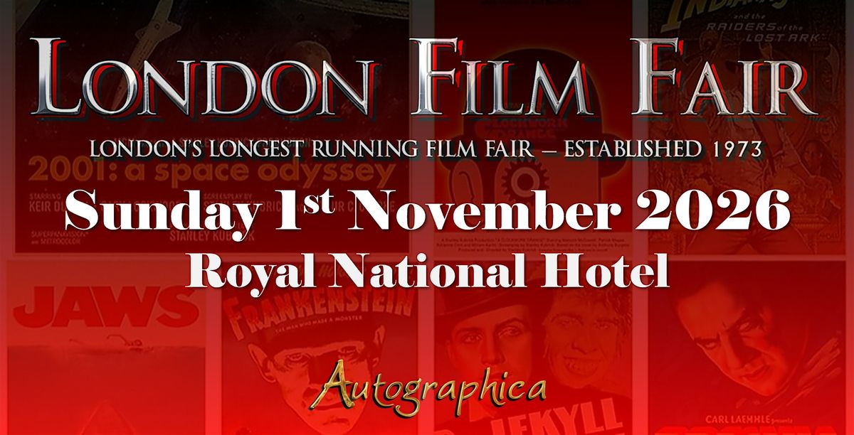 London Film Fair - 1st November 2026, 1 November | Event in London | AllEvents