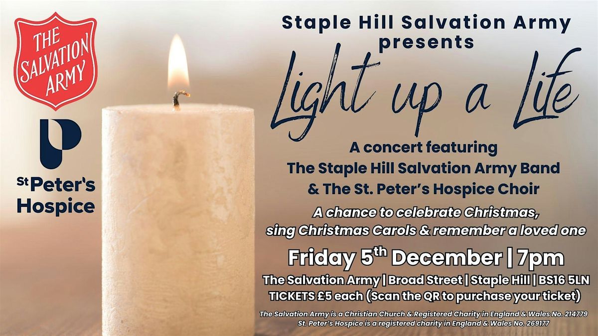 Light up a Life Concert 2025 - Staple Hill Salvation Army, 5 December | Event in Bristol | AllEvents