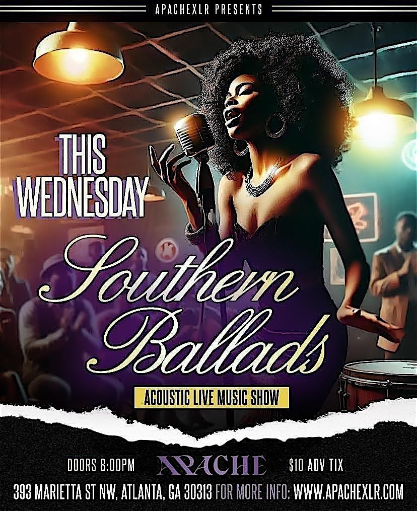 Southern Ballads Live Acoustic Show, 11 June | Event in Atlanta | AllEvents