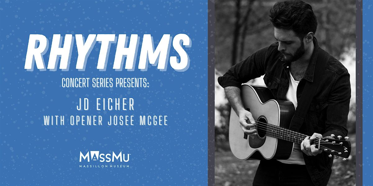 Rhythms Concert Series: JD Eicher with Opener Josee McGee, 6 November | Event in Massillon | AllEvents