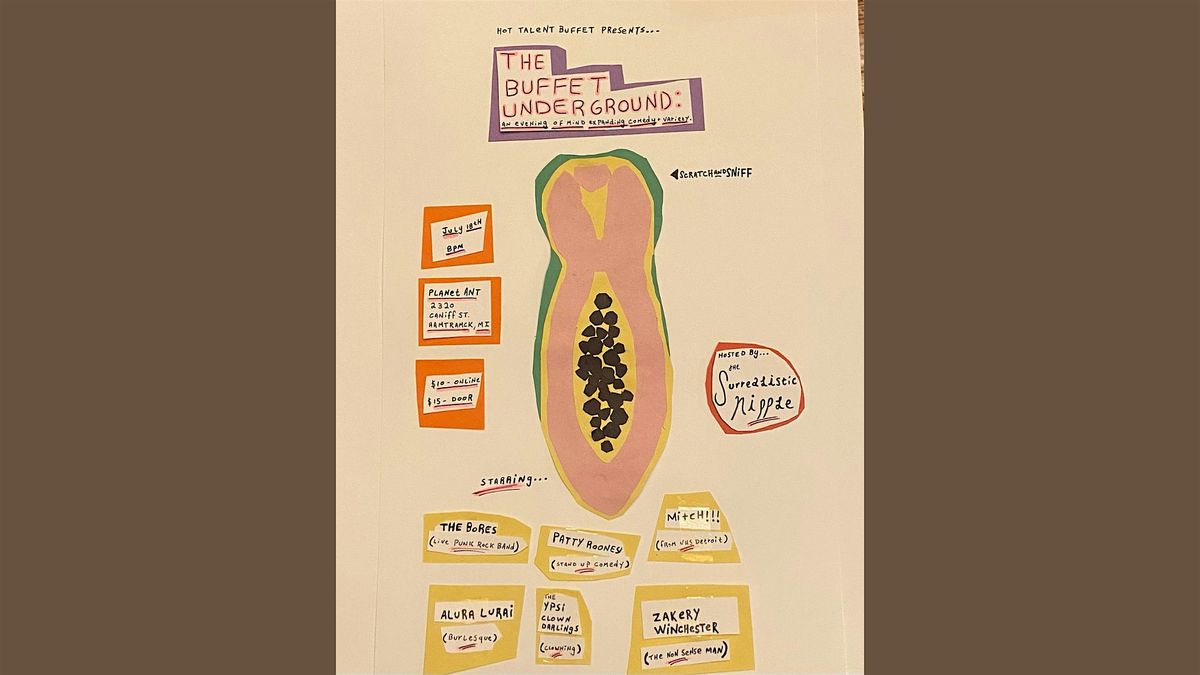 COMEDY | Hot Talent Buffet Presents The Buffet Underground | Event in Hamtramck | AllEvents