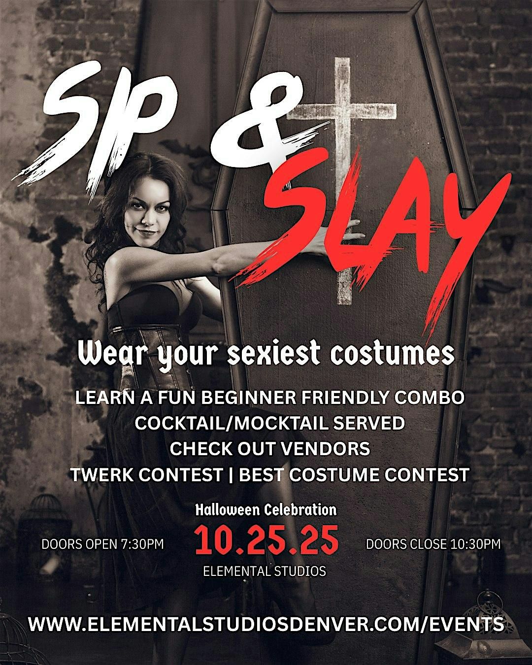 Sip & Slay - Halloween Event, 25 October | Event in Denver | AllEvents
