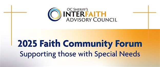 2025 Faith Community Forum: Supporting Those with Special Needs, 19 August | Event in Irvine | AllEvents