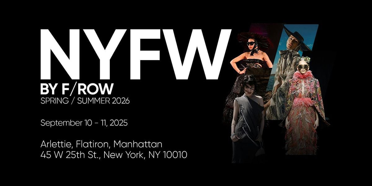 NYFW 2025 BY F/ROW, 10 September | Event in New York | AllEvents