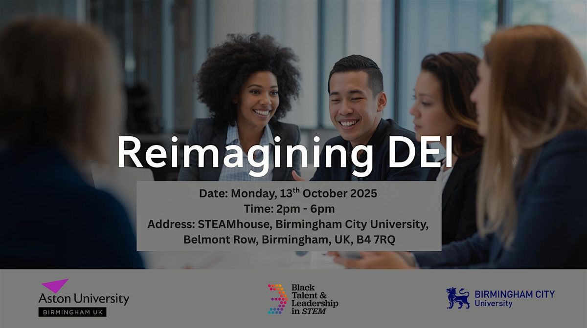 Be the Change – Reimagining DEI in the Digital Era, 13 October | Event in Birmingham | AllEvents