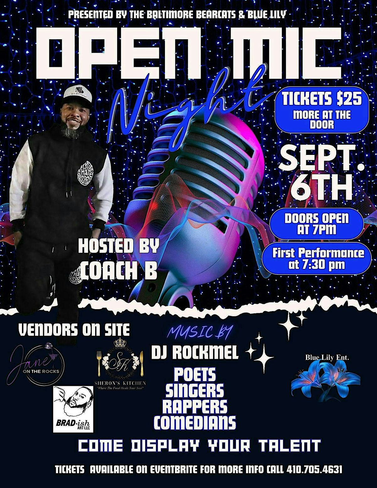 Baltimore Open Mic Presented By Blue Lily, 6 September | Event in Baltimore | AllEvents