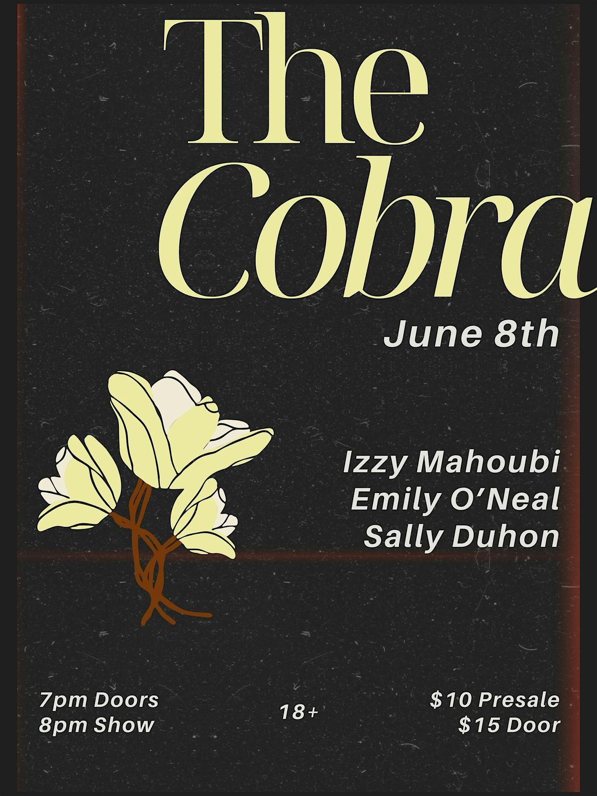 Venue: Sally Duhon | Emily O'Neal | Izzy Mahoubi, 8 June | Event in Nashville | AllEvents