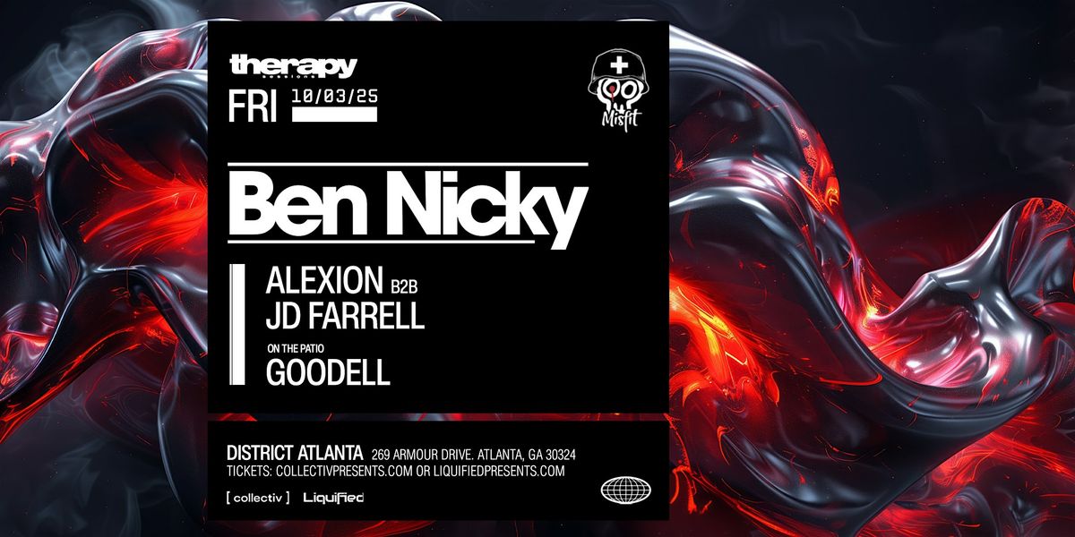 BEN NICKY  | Friday October 3rd 2025  | District Atlanta, 3 October | Event in Atlanta | AllEvents