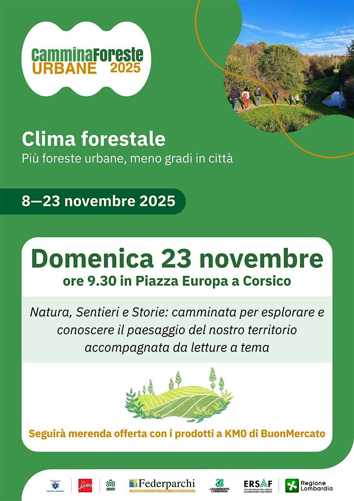 CAMMINA FORESTE URBANE 2025 | Event in Corsico | AllEvents