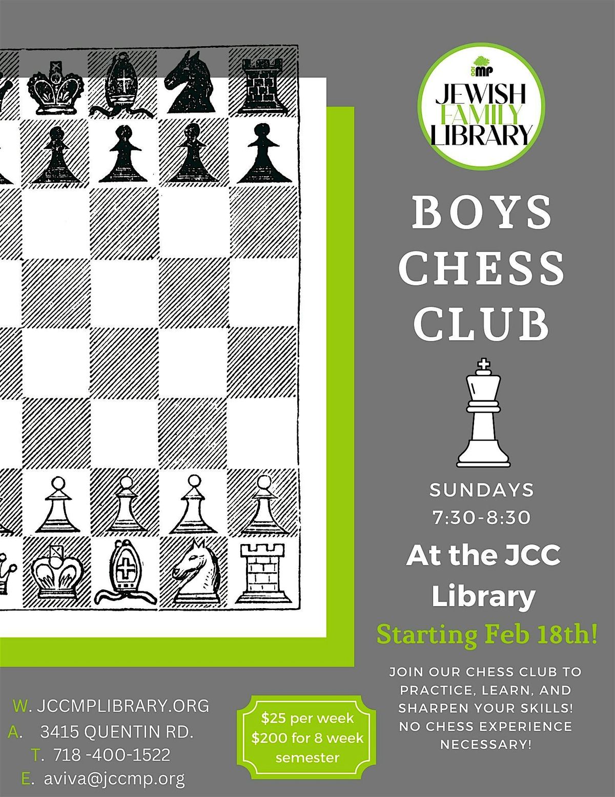 Chess Class Fall 2025, 26 October | Event in Brooklyn | AllEvents