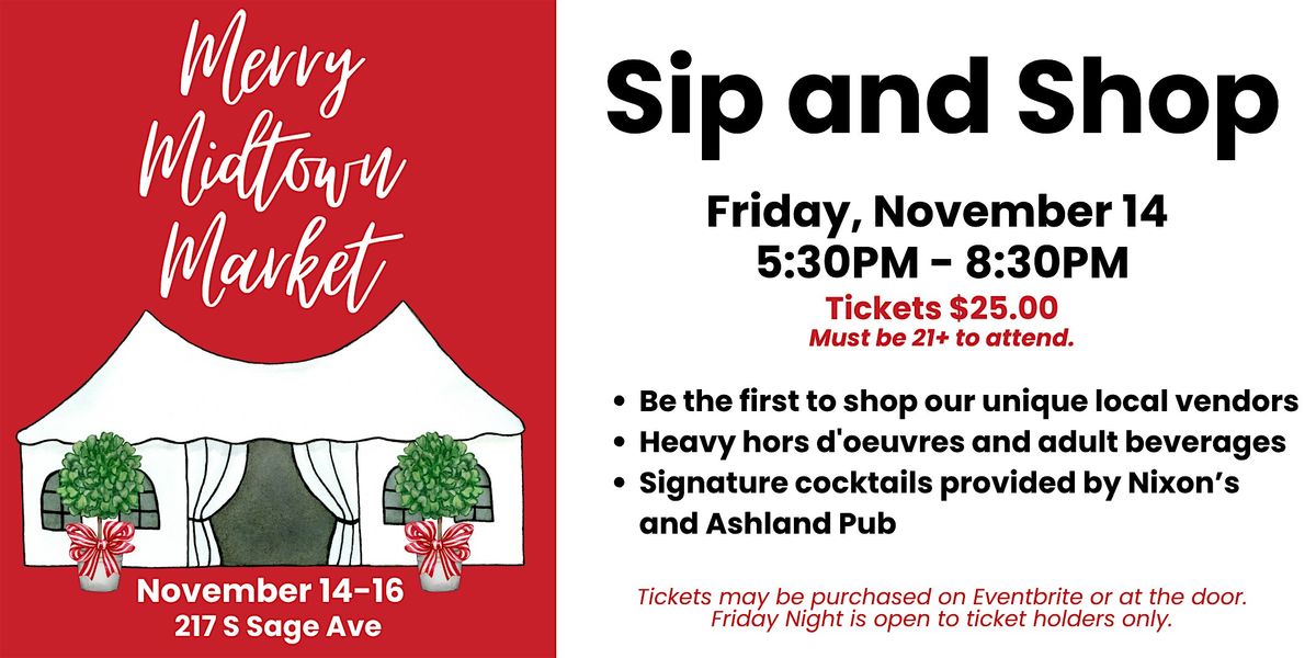 Merry Midtown Market: Sip and Shop Event 2025, 14 November | Event in Mobile | AllEvents