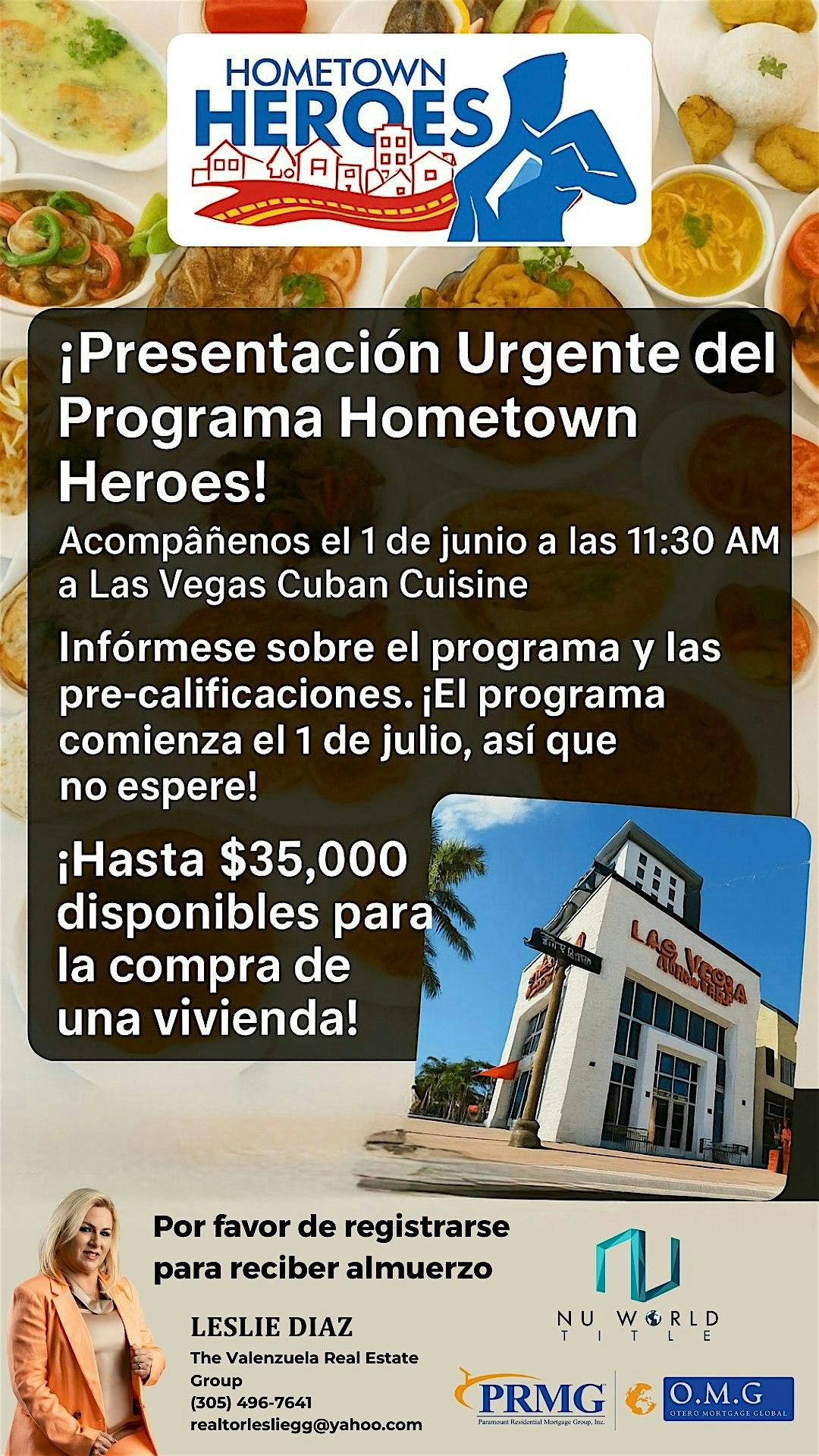 Unlock $35K: Hometown Heroes Homebuyer Lunch | Event in Doral | AllEvents