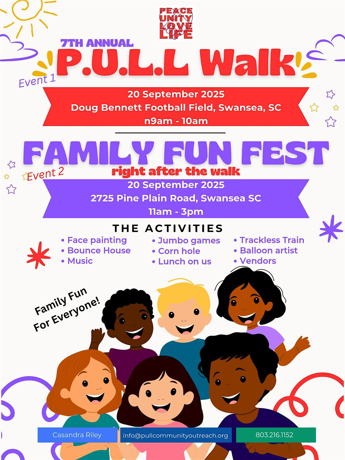 P.U.L.L. Walk & Family Fun Fest 2025, 20 September | Event in Swansea | AllEvents