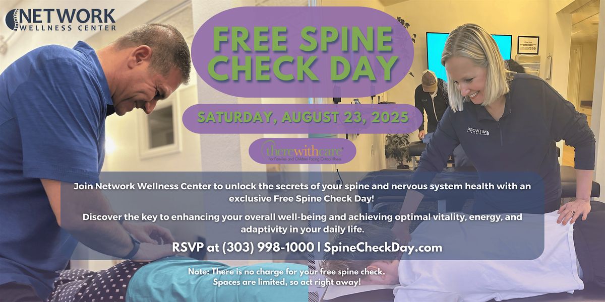 Free Spine Check Day, 23 August | Event in Boulder | AllEvents