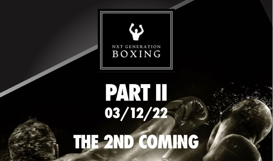 Nxt Generation Boxing Part II Players Lounge Billericay December 3 