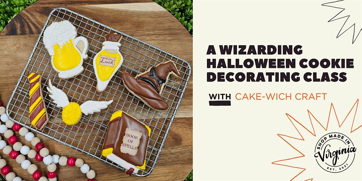 A Wizarding Halloween Cookie Decorating Class w/ Cake-wich Craft, 25 October | Event in Alexandria | AllEvents