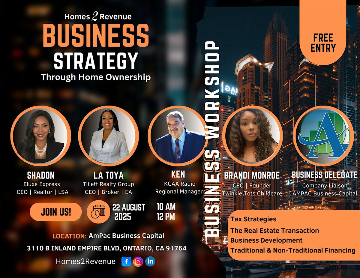 Homes 2 Revenue, 22 August | Event in Ontario | AllEvents