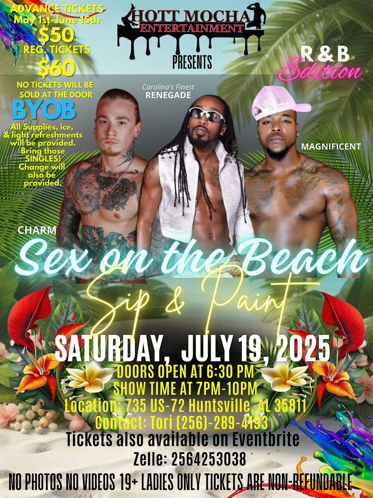 Hott Mocha Entertainment Presents Sex on the Beach Sip & Paint, 19 July | Event in Huntsville | AllEvents