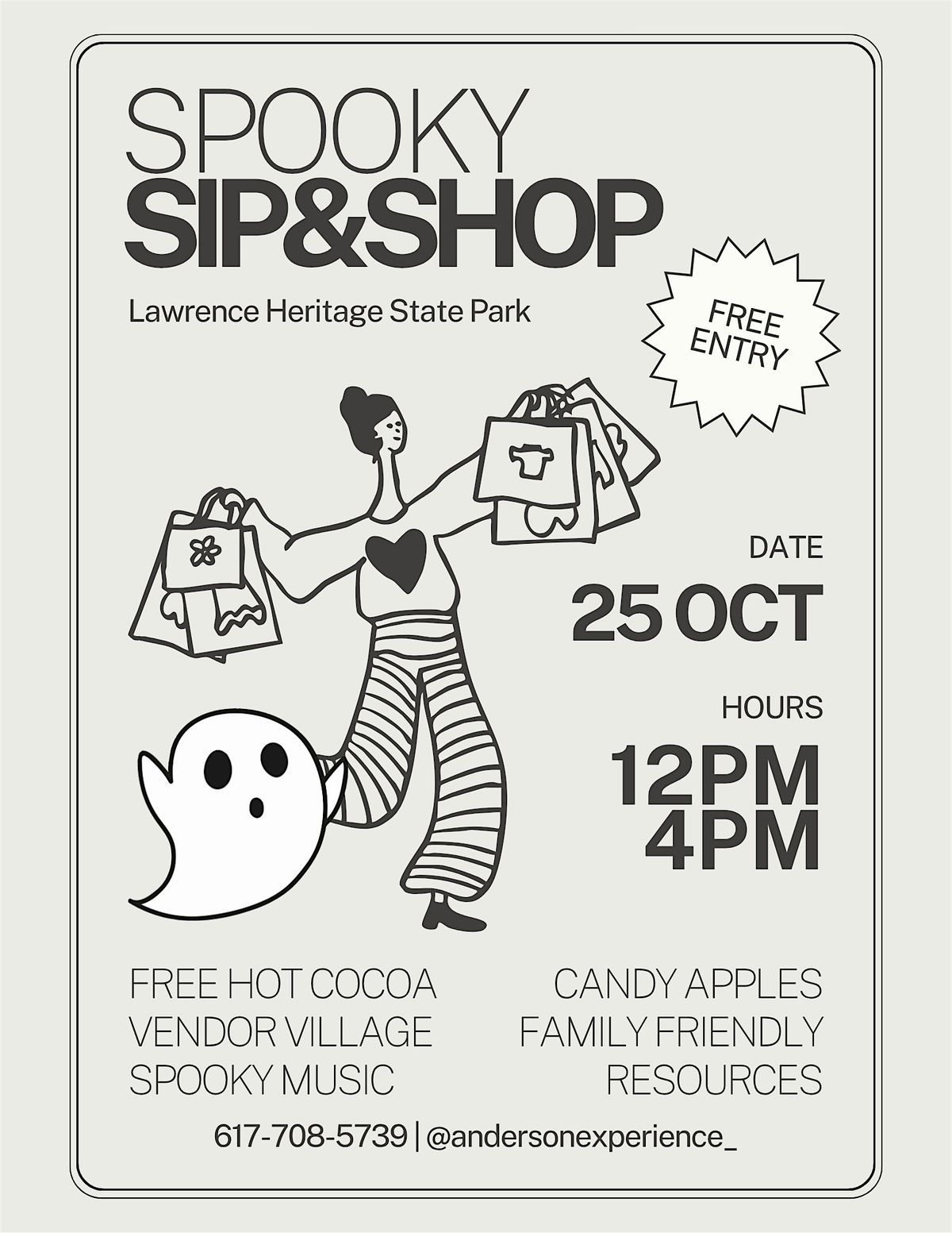 Spooky Sip & Shop, 25 October | Event in Lawrence | AllEvents