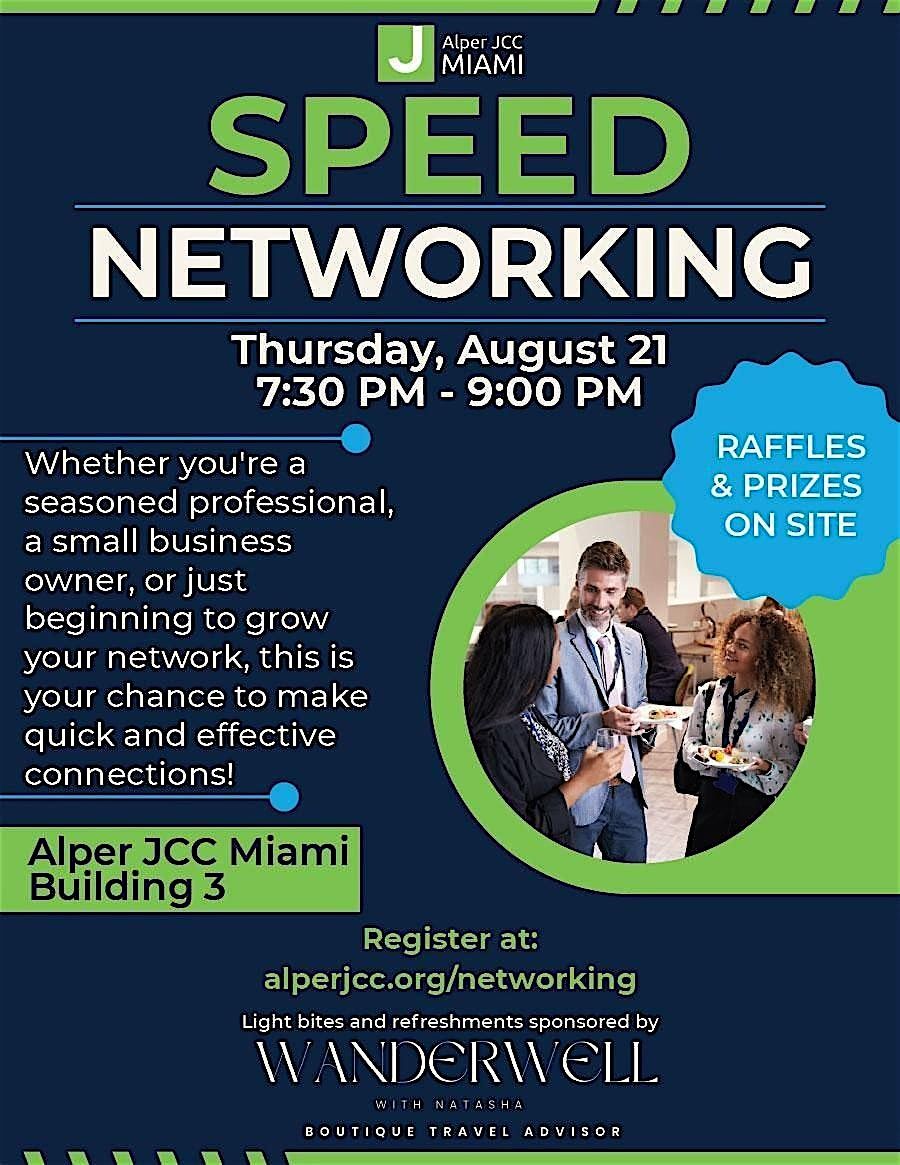 Speed Networking, 21 August | Event in Miami | AllEvents
