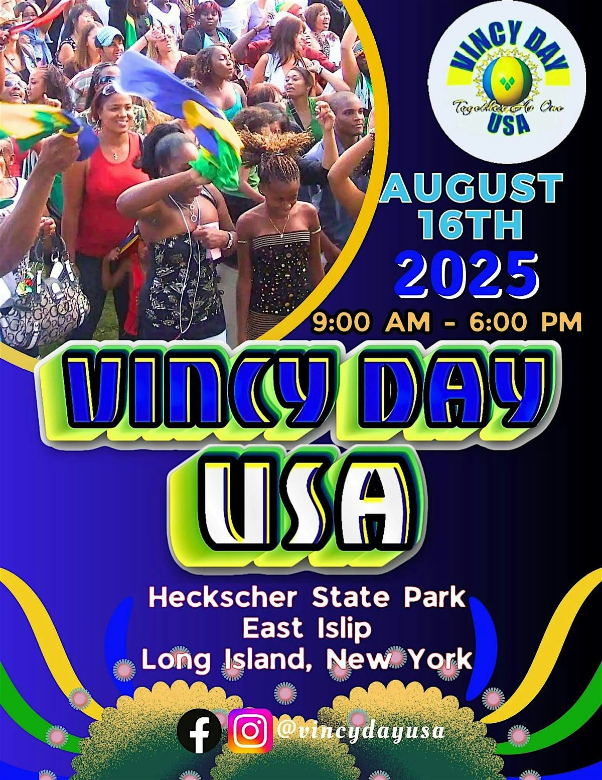 Vincy Day USA Family Picinic 2025, 16 August | Event in East Islip | AllEvents